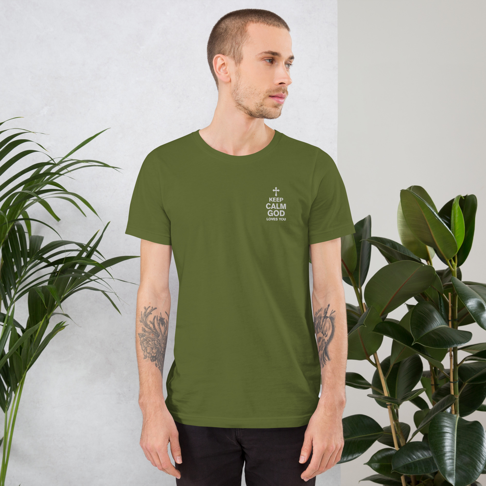 unisex-staple-t-shirt-olive-front-654899c79c66b.jpg
